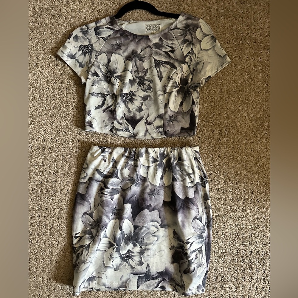 Lucca Couture Matching Floral Set